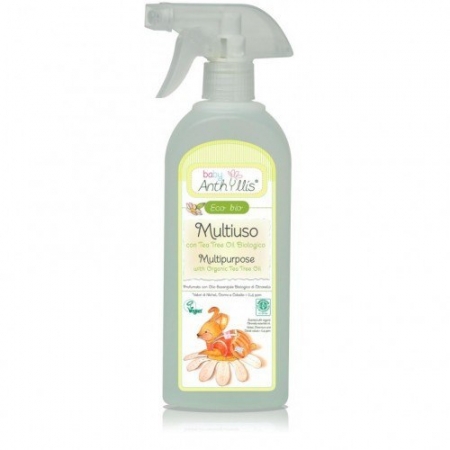 BABY ANTHYLLIS Płyn do mycia powierzchni mających kontakt z dzieckiem z organicznym olejkiem herbacianym 500ml